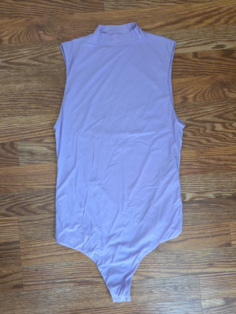 Smoothez By Aerie Purple Mockneck Bodysuit